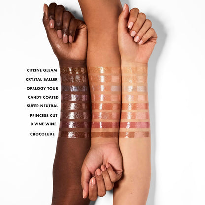 e.l.f. Glow Reviver Lip Oil, Nourishing and Hydrating with High-Shine Glimmer Finish & Sheer Wash Of Color, Minty Scent, Non-Sticky, Vegan & Cruelty-free, Citrine Gleam