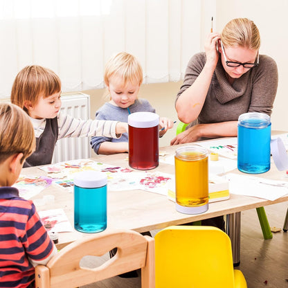 SATINIOR 24 Pieces Empty Clear Plastic Jars with Lids Round Storage Containers Wide Mouth for Beauty Product Cosmetic Cream Lotion Liquid Butter Craft and Food(Clear Lid,32 oz)