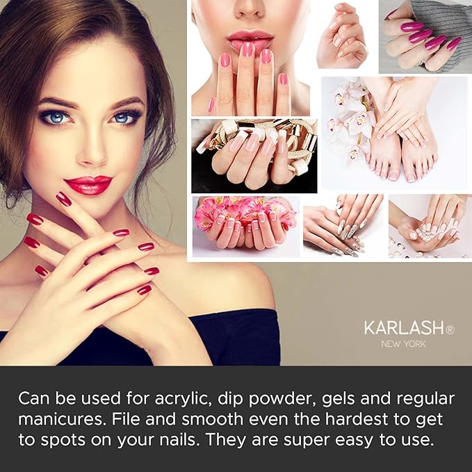 Karlash nail mini orange buffer