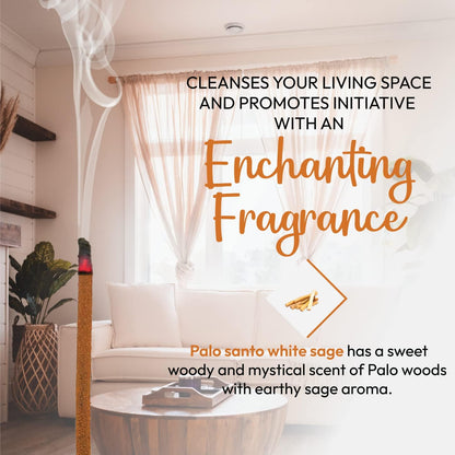 Sacred Elements Palo Santo Incense Sticks – 12 Boxes (100+ Hand-Rolled Sticks) – Indian Masala Incense with Authentic Peruvian Wood – for Meditation, Cleansing & Energy Protection.