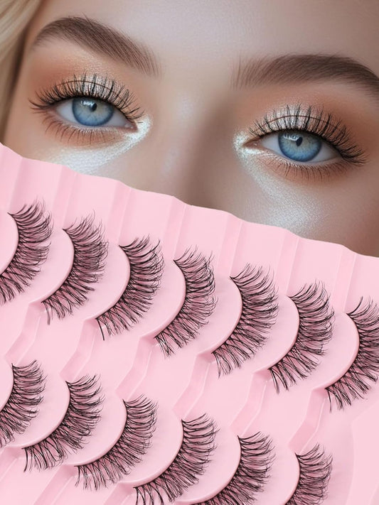 Eyelashes Natural Daily Lashes False Eyelash Lash Strips C Curl Siligli