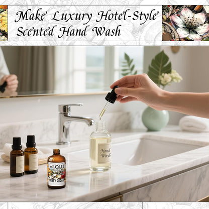 HIQILI Misty Cedar Fragrance Oil for Candle & Soap Making, DIY Fresh Hand Wash, Luxury Hotel Scents for Air Diffuser - 1 Fl Oz