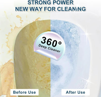 Pumice Stone Toilet Bowl Cleaner,16.7Inch Toilet Pumice Stone with Handle Cleans Hard Water Ring Calcium Buildup&Stains for Toilet Bath Kitchen Household Cleaning