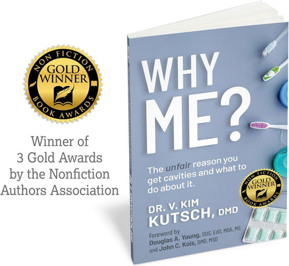 CariFree Gel 1100 (Mint) Anti-Cavity Fluoride Toothpaste with Nano Hydroxyapatite, Enamel Protection, Dentist Recommended for Kids and Adults, Dentist Developed, 2.40 oz. (Pack of 1 + Book)