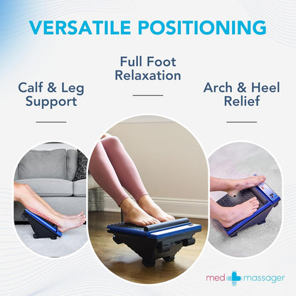 MedMassager Foot Massager Classic | Deep Tissue Massage Therapy, at-Home Massager, Dual Speed, Portable & Compact, Fast Relief from Neuropathy, Improves Blood Circulation MMF08