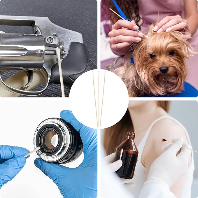 1000 pcs bamboo cotton swabs,