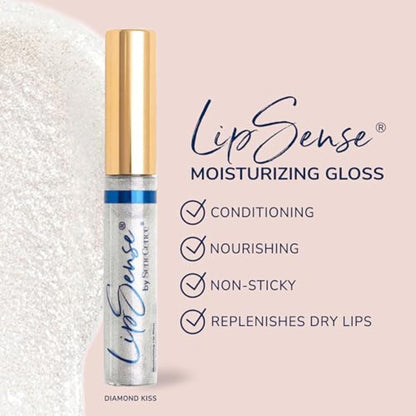 SeneGence LipSense Moisturizing Gloss – Hydrating, Long-Lasting Gloss with Shea Butter & Vitamin E, Vegan & Paraben-Free