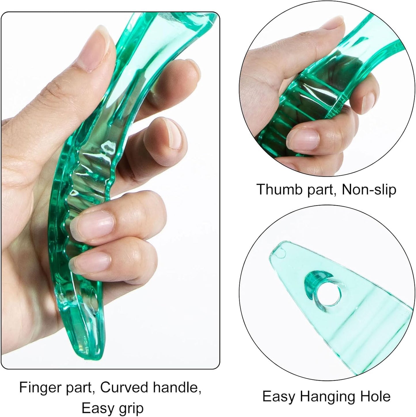 4 Pcs Foot Brush for Shower with Handle 2 in 1,Ooloveminso Large Foot Pumice Stone Brush Scrubber Foot File Calluses Remove Suitable for Horniness Foot Spa,Foot Care Smooth Skin (Green&Transparent)