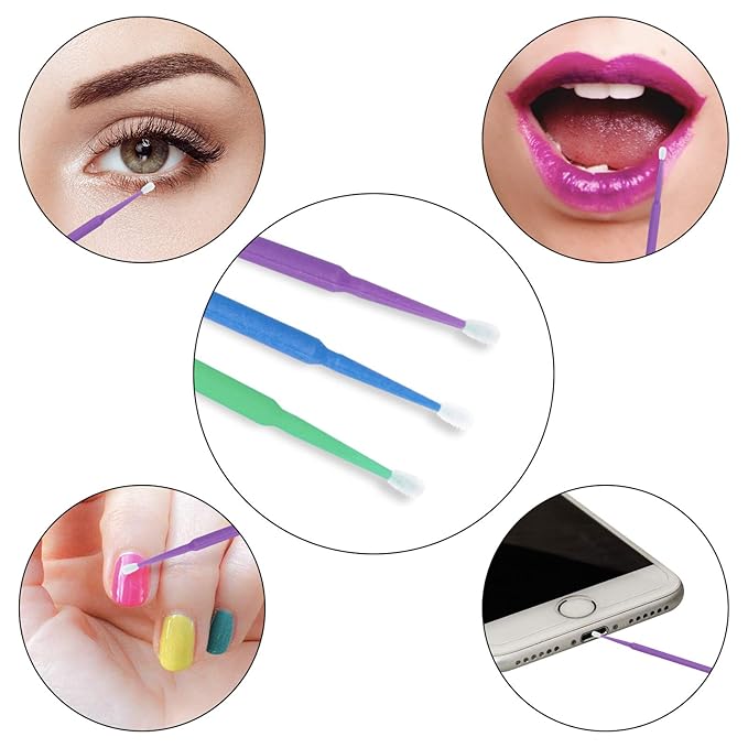 Tifanso 400pcs micro cotton swabs,