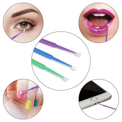 Tifanso 400pcs micro cotton swabs,