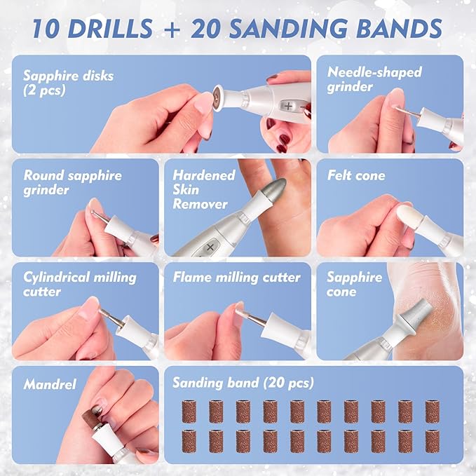 Beautural professional nail drill kit,