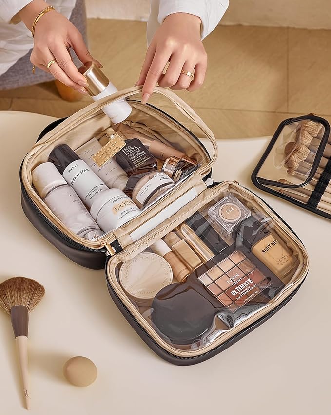 Eachy travel makeup bag,large capacity