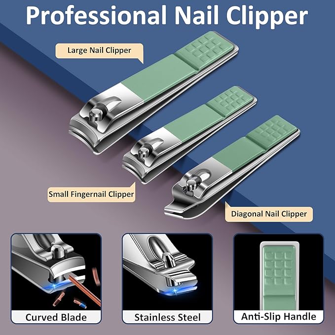 BLESWIN 10 Pieces Nail Clipper