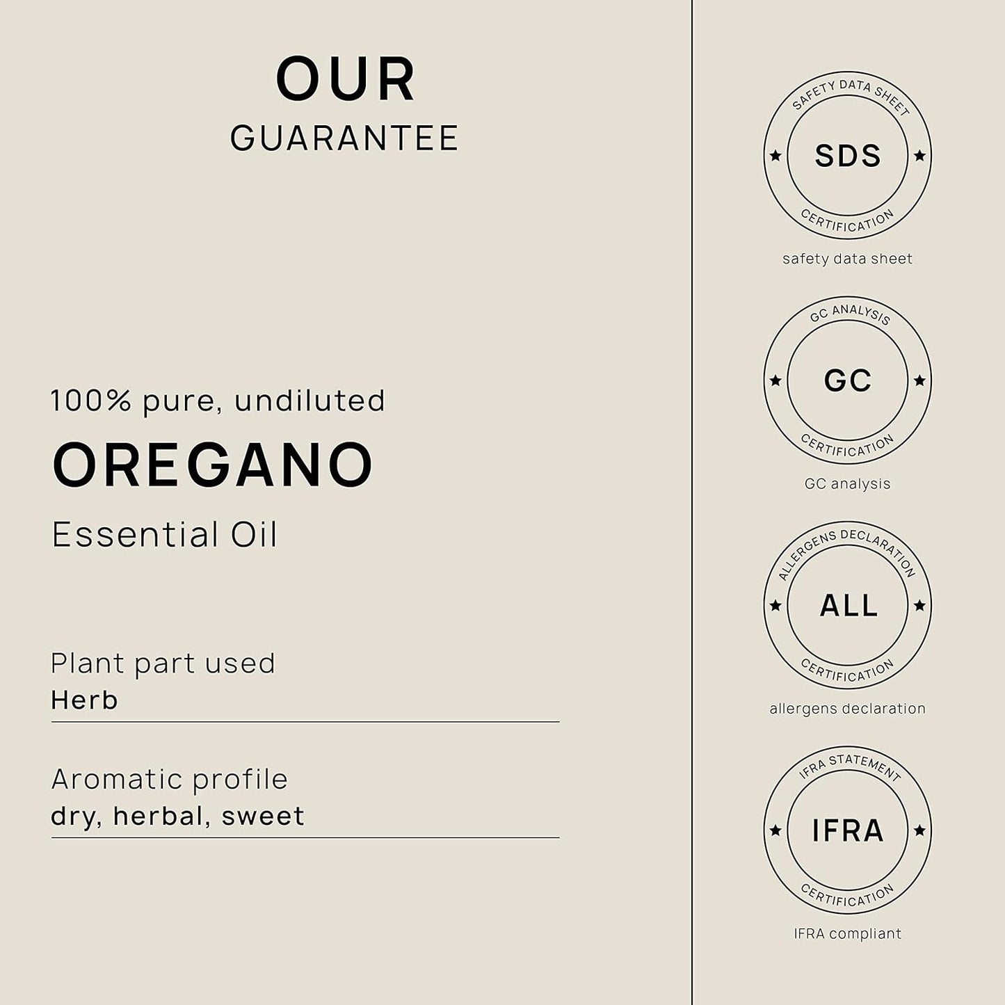 VINEVIDA Oregano Essential Oil 4 oz - Undiluted Oregano Oil - DIY Candle Scents for Candlemaking - Bulk Essential Oil for Soap Making Safe for Skin