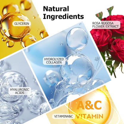 30 Pairs Lip Masks & Eye Masks,Gold Under Eye Patches for Puffy Eyes,Peach Red Lip Masks Skincare,Effectively Moisturizing the Lip & Eye Skin,Anti-Aging,Reducing Fine Lines,Nourishing for Face Care