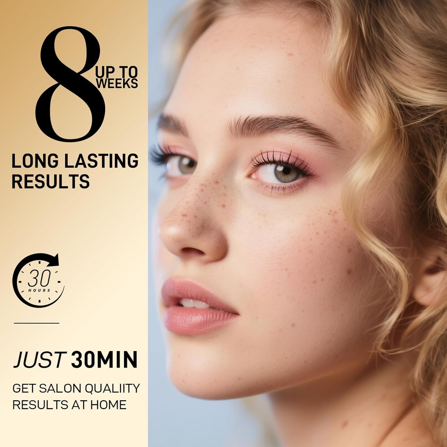 Brow Lamination Kit Lash Lift Kit, Sachet Refill Eyelash Perm Kit for Natural Curling Long-Lasting, Instant Eyelash Lift Kit, Brow Perm Kit for Salon-Quality Results at Home