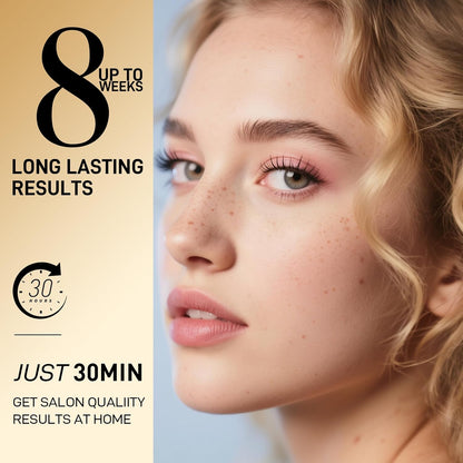 Brow Lamination Kit Lash Lift Kit, Sachet Refill Eyelash Perm Kit for Natural Curling Long-Lasting, Instant Eyelash Lift Kit, Brow Perm Kit for Salon-Quality Results at Home