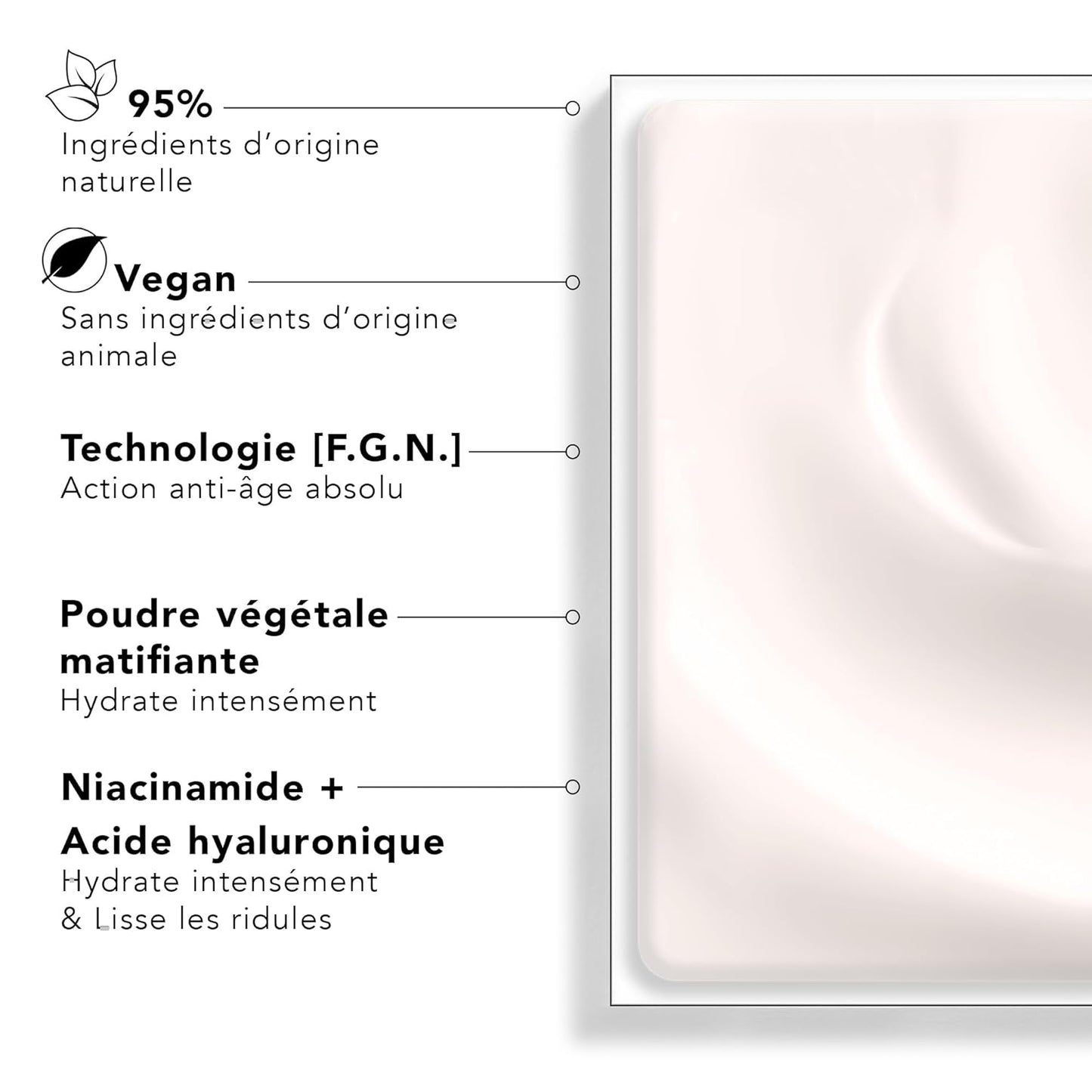 Lierac The Silky Face Cream - Age Defying, Wrinkle-Minimizing Face Moisturizer Cream for Woman, Fine Lines, Hydrating, Tightens & Smooths Skin with Niacinamide & Hyaluronic Acid, Sensitive Skin - 50ml