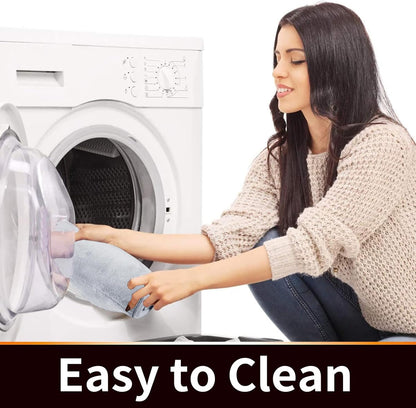 Yimobra Memory Foam Toilet Bath Mat U-Shaped, Soft and Comfortable, Super Water Absorption, Non-Slip, Thick, Machine Wash and Easier to Dry for Bathroom Commode Contour Rug, 24 X 24 Inches, Silver