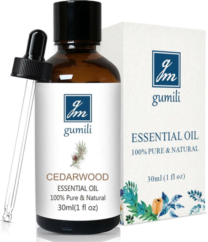 Cedarwood Essential Oil 1 Oz, 100% Pure Natural Cedarwood Oil, Aromatherapy Essential Oils for Diffuser, Skin, Hair, Candle, DIY Body Care