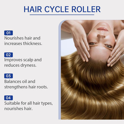 Hair 3% Rosemary Roll-On,Hair Growth Serum with Redensyl and Anagain Reduces Hair Fall, Help Thicker For Women All Hair Types-25ml