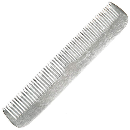 Fendrihan Sturdy Metal Fine Tooth Barber Grooming Comb (6.7 Inches)