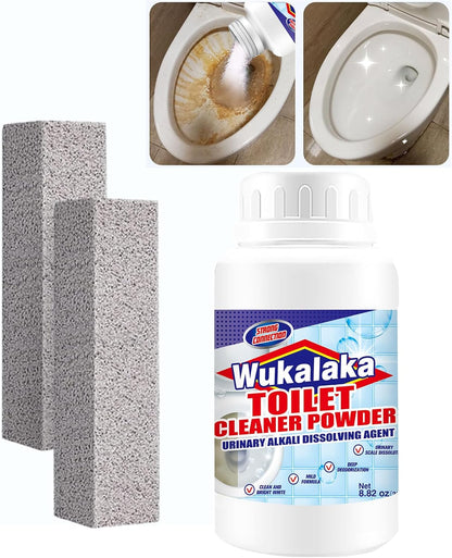 Pumice Stone for Toilet Cleaning Bowl Stick, Toilet Bowl Cleaners Brush, Powerfully Cleans Hard Water Rings, Calcium Buildup and Stains, Suitable for Cleaning Toilets, Bathroom