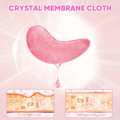 Drmtlgy Eye Masks-120 PCS,Under Eye Patches for Puffy Eyes & Dark Circles Treatments with Hyaluronic Acid,Reduce Wrinkles and Fine Lines Undereye(Rose)