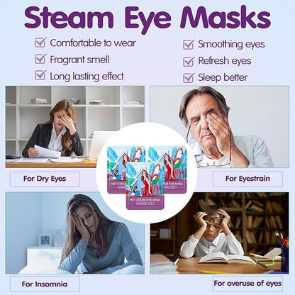 60 pcs disposable steam eye