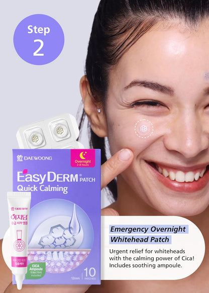 EasyDerm 3-Type Pimple Patches Gift Set, Acne care soluution, Korean Spot Patch to Cover ZitsㅣQuick Calming(10ea) + Relief(42ea) + Beauty Patches(42ea)ㅣTrendy Teen girl gifts Back to School MUST HAVE