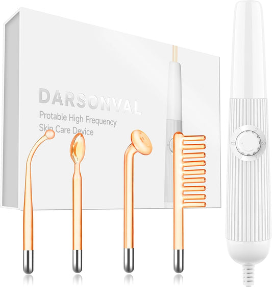 High Frequency Facial Device DARSONVAL High Frequency Facial Wand Micro-Care Skin Care