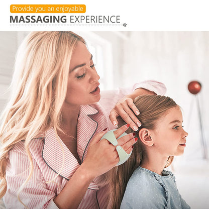 Sndyi 2 PCS Scalp Massager Shampoo Brush, Scalp Scrubber with Soft Silicone Bristles, Scalp Exfoliator for Dandruff Removal, Scalp Massager for Hair Growth, Wet Dry Hair Brush for Scalp Care