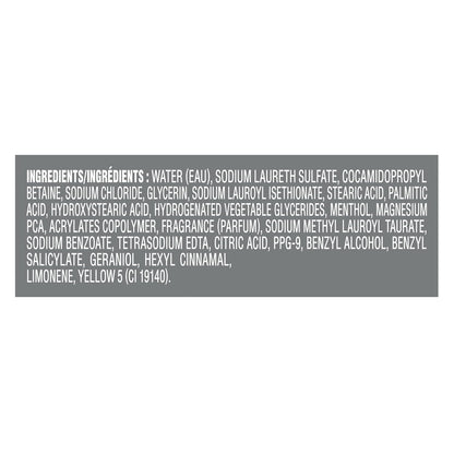 DOVE MEN + CARE Post-Workout Body Wash 3N1 Recharge 4 Count For Men With Menthol, 18 oz