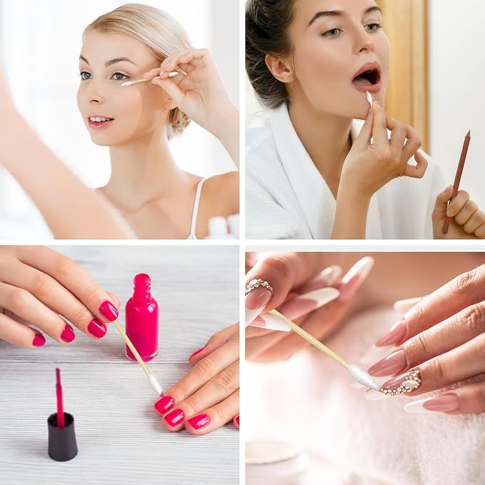 500 pcs cotton swabs -