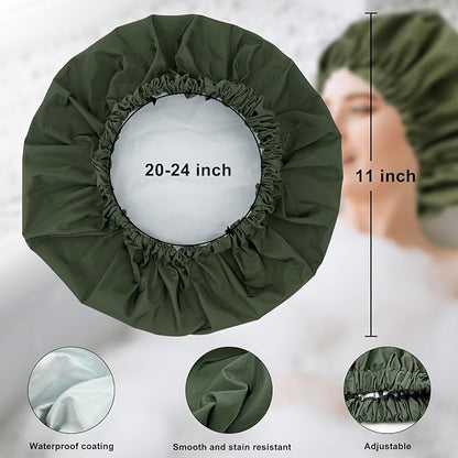 Reusable shower cap for women,