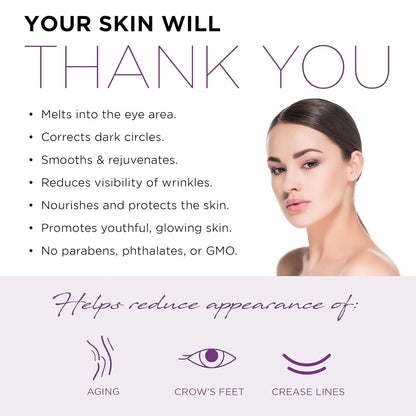 AZURE Collagen & Vitamin C Anti Aging Eye Serum - Toning, De-Puffing & Brightening Serum - Reduces Wrinkles, Fine Lines & Dark Circles - Minimizes Fatigue - Skin Care Made in Korea - 30mL / 1 fl.oz.