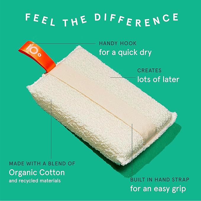 Cleanlogic organic cotton exfoliating body