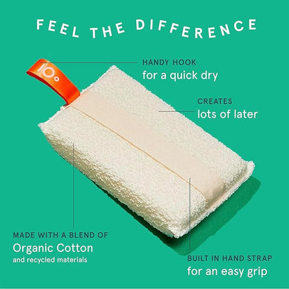 Cleanlogic organic cotton exfoliating body