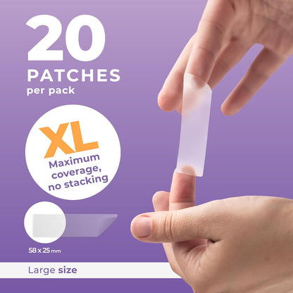Large Pimple Patches for Face (20 Pack), Treat Blemishes Overnight, Hydrocolloid Acne Patch, Hydrocolloid Bandages, Big Pimple Patches, Large Acne Patch