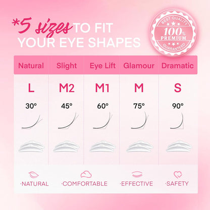 Lash Lift kit at Home Salon: Professional Eyelash Perm Kit for Beginner - Eyelash Eyebrow Curling Set Glue Upgraded Version