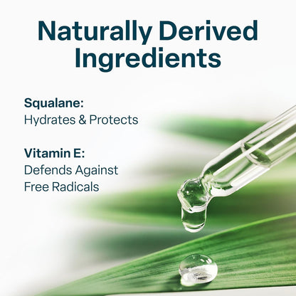 QRxLabs Pure Plant-Based Squalane Duo: Oil & Cream. Certified Organic ECOCERT/USDA, Sugarcane-derived. Nourishes Face, Body, Skin, & Hair - 2 fl oz / 60 ml eac