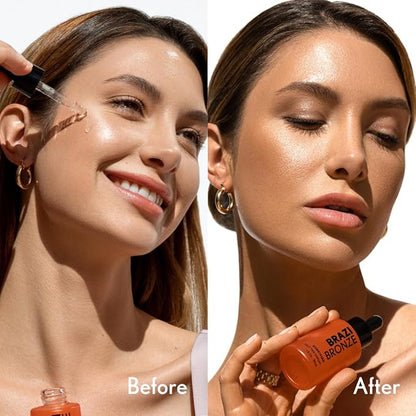 Face Self Tanner Drops, All-Natural