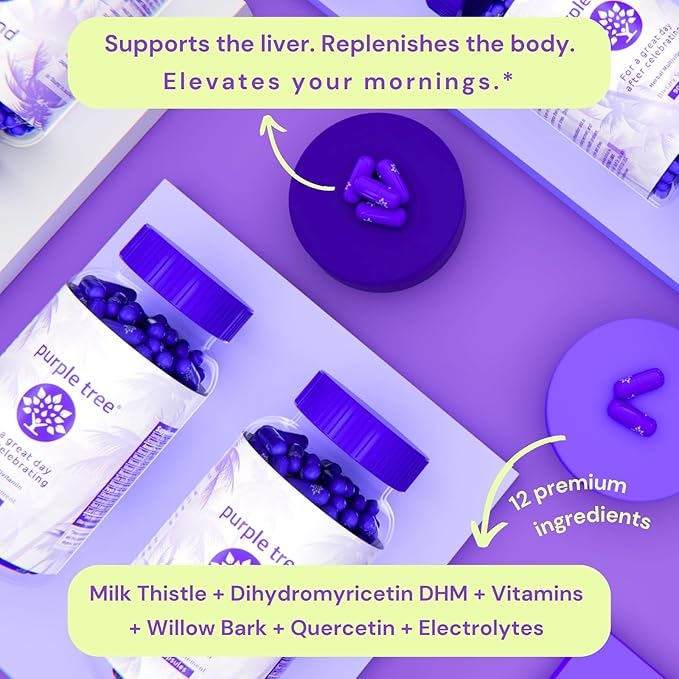 purple tree Post Celebration Wellness