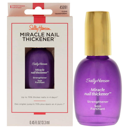 Sally Hansen Miracle Nail Thickener™, Nail Strengthener, Includes Calcium and Ceramic Gel Formula