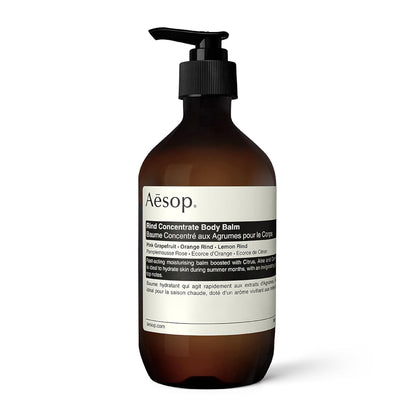 Aesop Rind Concentrate Body Balm | Soften & Smooth Skin | Uplifting Citrus Aroma, Nourishing Nut Oil Extracts | 16.9 oz / 500mL