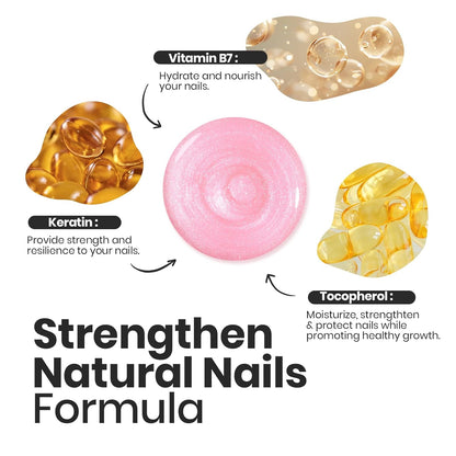 Beetles Nail Polish Set, 6 Colors Pearl Nail Polish Kit Pastel Pearl Shimmer Pink Orange Blue Green Dreamy Swirl Quick Dry Fingernail Polish Gifts for Women Salon DIY Manicure Kit