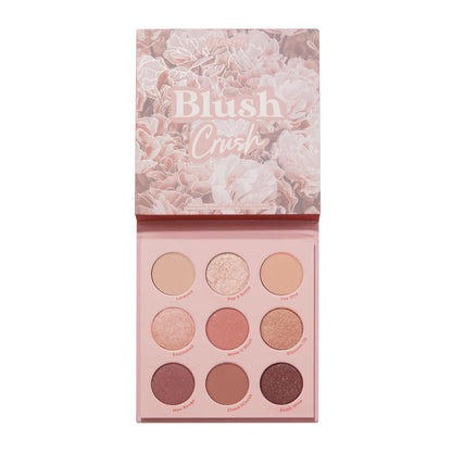 ColourPop Blush Crush Eyeshadow Palette - Brown, Gold & Pink Shadow Palette with Metallic and Matte Finishes - High-Pigment Eye Makeup with a Long-Wearing Formula (0.3 oz)