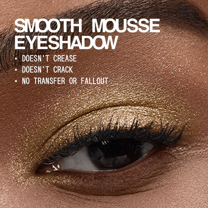 aboutface Fractal Glitter Eye Paint Apollo Empire – Smudge-Proof, Long-Lasting Liquid Eyeshadow – Intense Sparkle with Mousse Texture – Vegan, Cruelty-Free – 0.13oz (Gold)