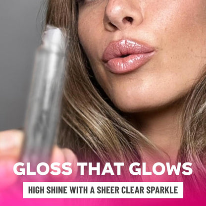 Clear Lip Gloss for Women – Non-Sticky, Vitamin Infused & Tocopherol – Long Lasting, High Shine, Clean Formula –Clear Lipgloss, 1 Pack