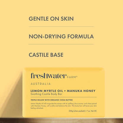 Lem Myrt Manu Honey Body Bar, 7 OZ